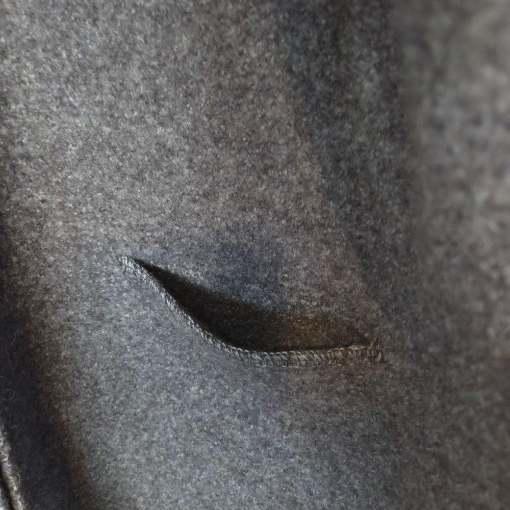 Eileen Fisher 100% Wool Zip Jacket Blue Boiled Wool Minimalist Lagenlook Casual - Picture 4 of 9